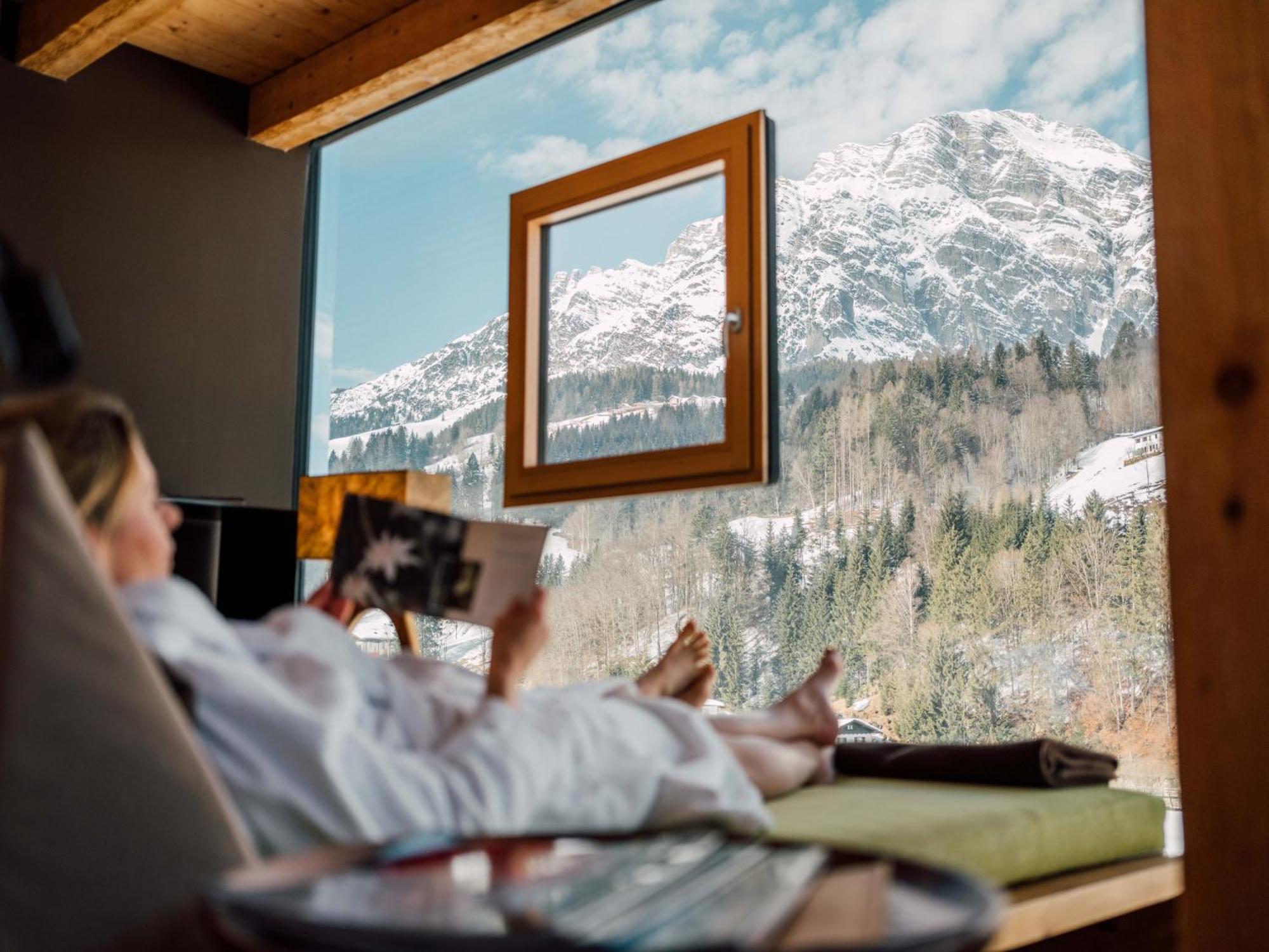 Hotel Der Loewe Lebe Frei Leogang Exteriér fotografie